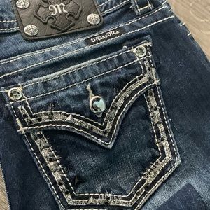 Miss Me Bootcut Mid Rise Jeans size 26, worn twice